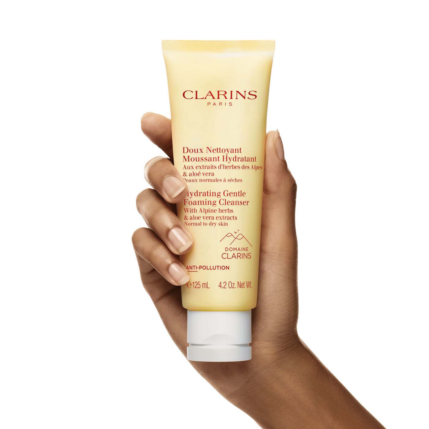 clarins doux nettoyant moussant hydratant