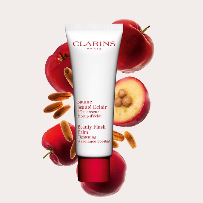 Baume visage Clarins aux extraits de plantes bio pour lifter, illuminer et sublimer visiblement l&rsquo;&eacute;clat naturel de votre peau.