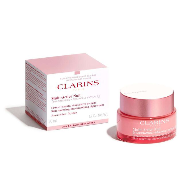 Crème de Nuit Premières Rides Peau Sèche à la Niacinamide  - Multi-Active