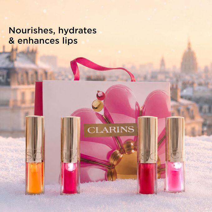 Coffret Collection Lip Comfort Oil - Huiles L&egrave;vres Nutrition