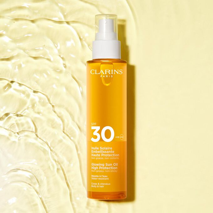 Huile Solaire Embelissante Haute Protection SPF 30