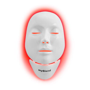myLEDmask2 - Masque LED visage cou à lumière rouge et infrarouge stimulant le collagène