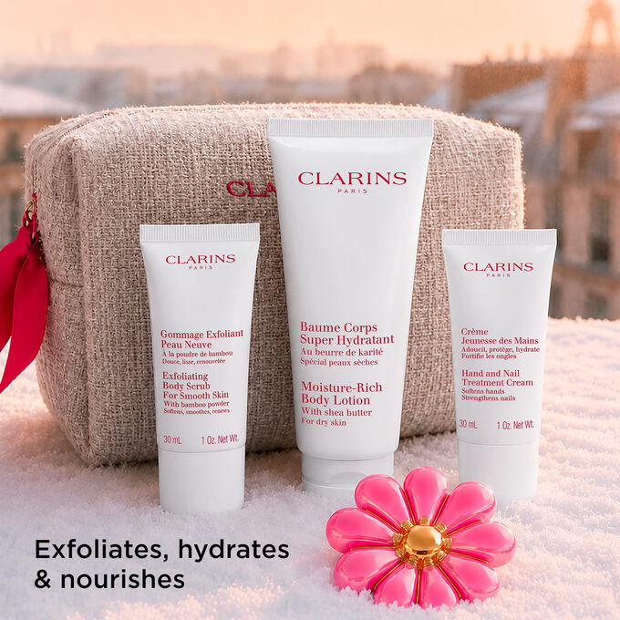 Coffret Soin Corps Hydratant &amp; Exfoliant