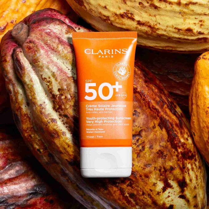 Crème Solaire Visage SPF 50+ | CLARINS®
