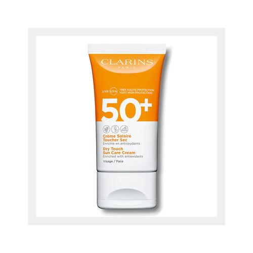Cr&egrave;me Solaire Toucher Sec Visage UVA/UVB 50+