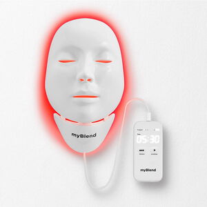 myLEDmask2 - Masque LED visage  cou à lumière rouge et infrarouge stimulant le collagène