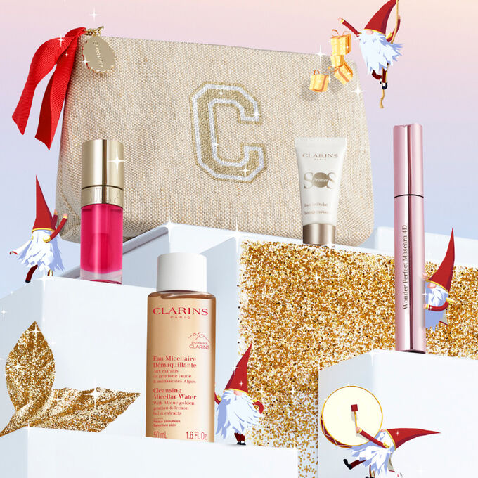 Coffret Mascara Wonder Perfect 4D, Eau Micellaire, Lip Comfort Oil