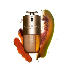 CLARINS DOUBLE SERUM FOND DE TEINT - Fond de Teint S&eacute;rum &Eacute;clat et Hybride