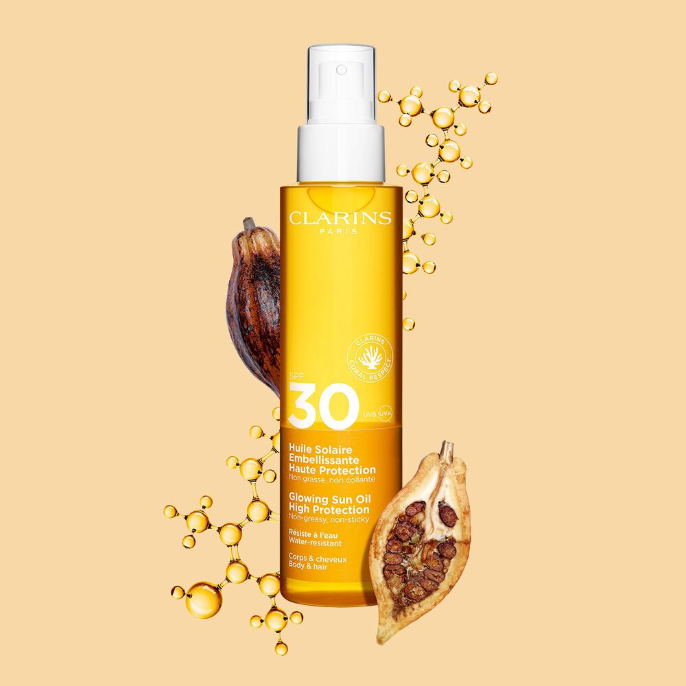 Huile Solaire Embelissante Haute Protection SPF 30