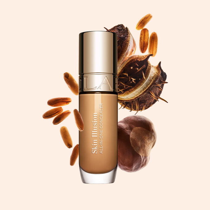 Skin Illusion All-in-One Concealer avec marron d&rsquo;Inde et sucres d&rsquo;avoine pour d&eacute;congestionner les yeux et obtenir un effet tenseur longue dur&eacute;e