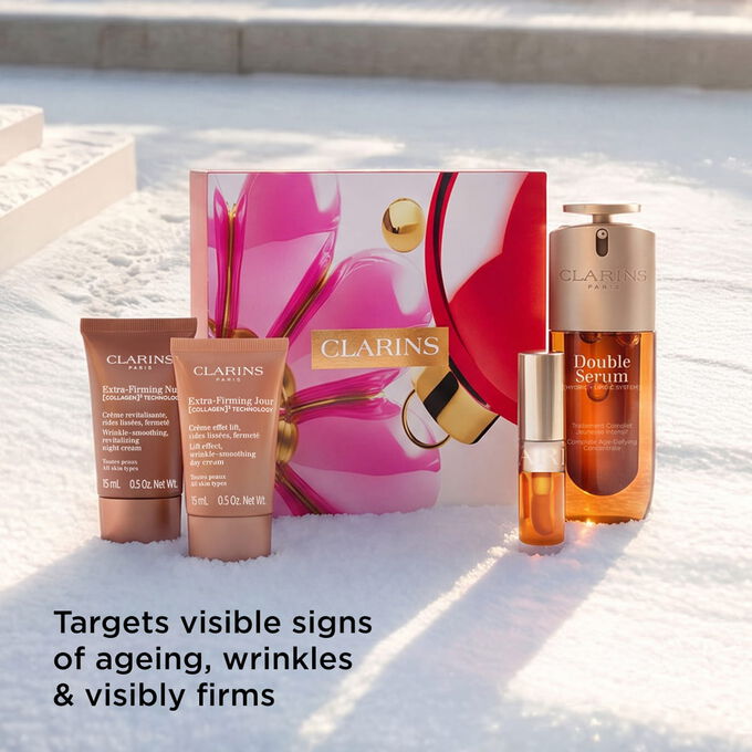 Coffret Visage Anti-&acirc;ge &amp; Fermet&eacute; - Double Serum &amp; Extra-Firming