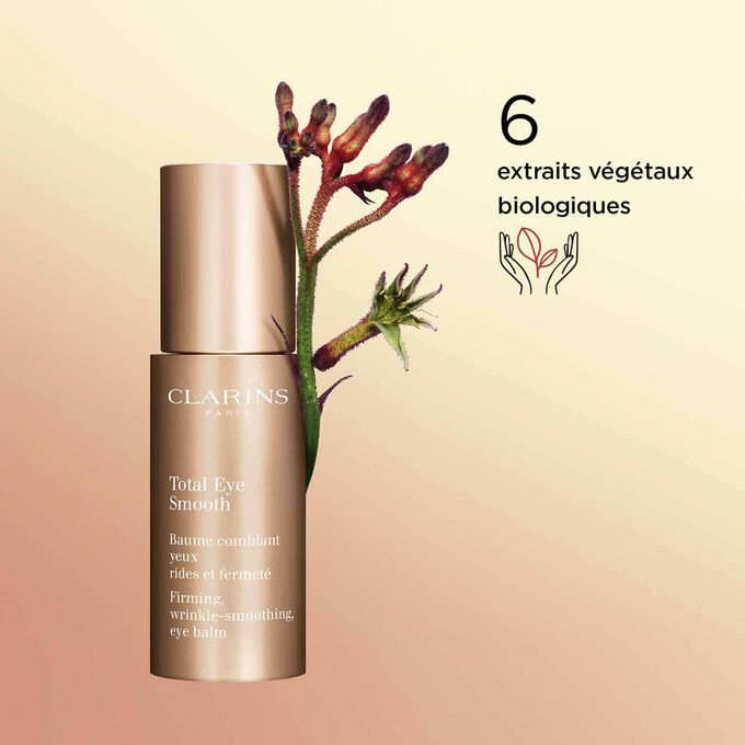 Total Eye Smooth composé de 6 extraits végétaux biologiques