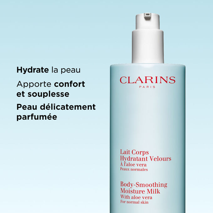 Ce lait corps hydratant velours apporte confort et souplesse &agrave; votre peau, pour une sensation de douceur.