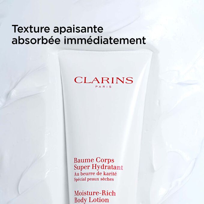 Texture apaisante Baume Corps Super Hydratant 200 ml