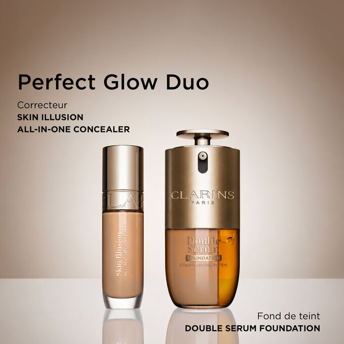 Duo anti-imperfections Skin Illusion avec All-in-One Concealer et le fond de teint Full Coverage pour un teint parfait et radieux