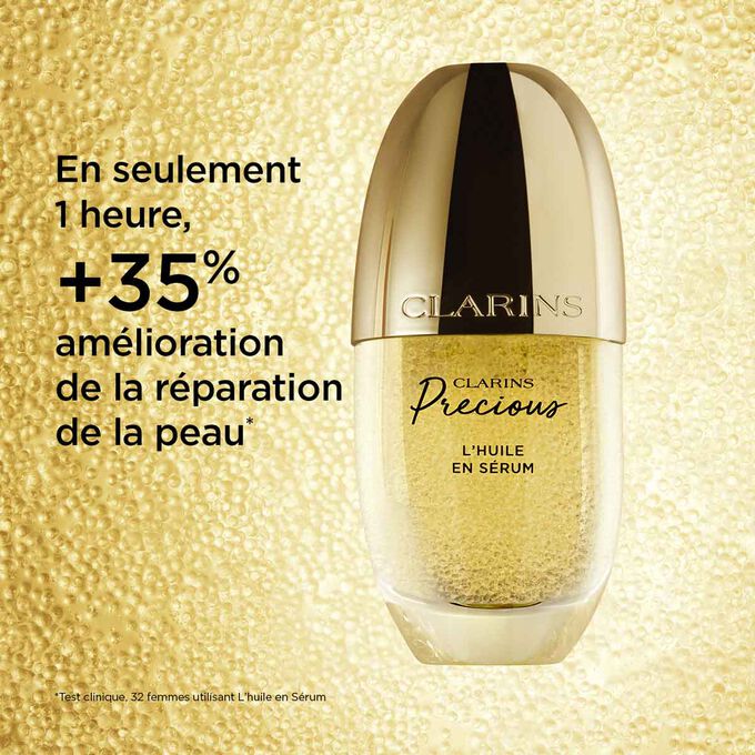 Visuel de L’Huile en Sérum mettant en valeur ses bienfaits réparateurs de la peau