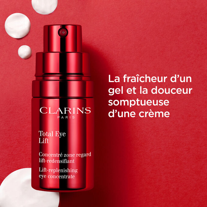 Total Eye Lift texture gel fraîche et crème douce