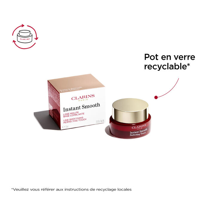 Lisse Minute Base Comblante pot en verre recyclable