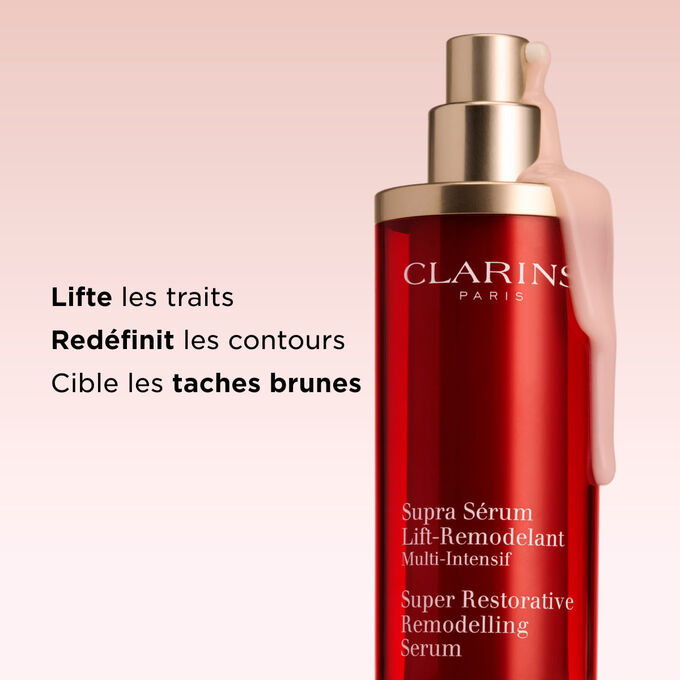 S&eacute;rum anti-taches brunes aux effets liftants et remodelants pour redessiner les contours et cibler visiblement les taches brunes sur la peau.