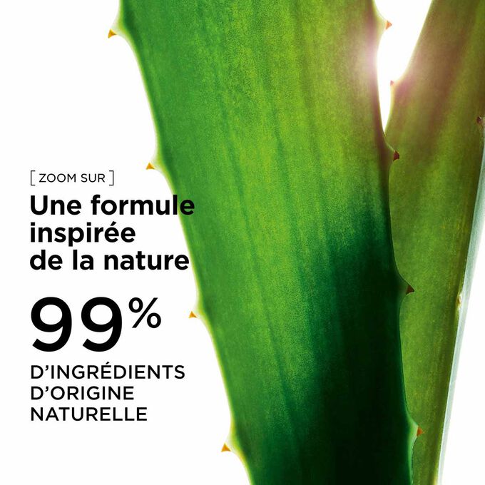 Formule bas&eacute;e sur des ingr&eacute;dients d&rsquo;origine naturelle de l&rsquo;auto-bronzant Concentr&eacute; &Eacute;clat pour le visage