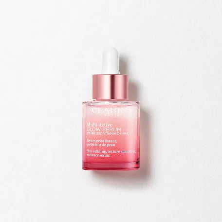 Photo du Multi-Active GLOW SERUM qui lisse le grain de peau et booste immédiatement son éclat