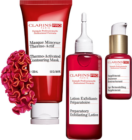 Produits de la gamme Clarins Pro