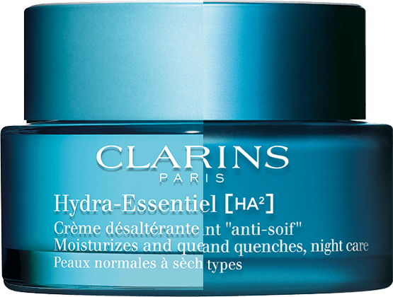 Plans produits crèmes de jour et de nuit Hydra-Essentiel [HA²]