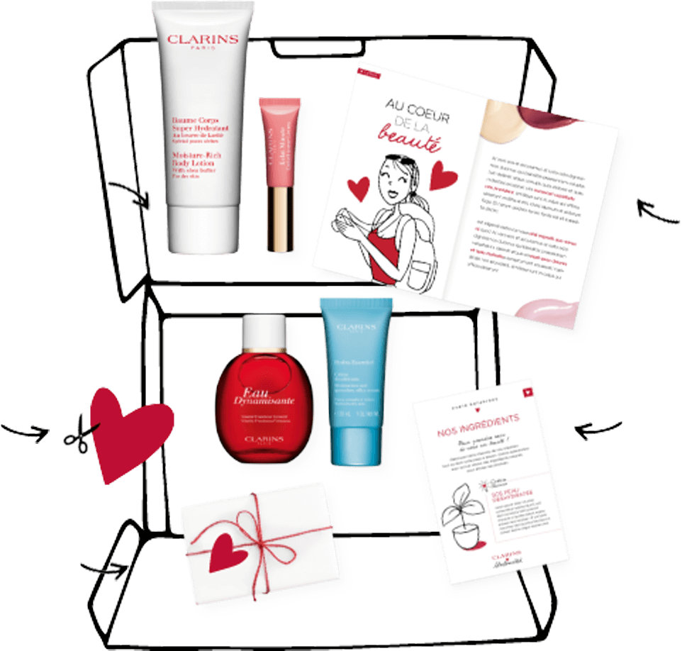 contentu de la box clarins unlimited