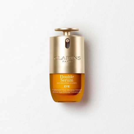 Photo du Double Serum Eye, le soin contour de yeux qui raffermit visiblement la peau et lisse les ridules