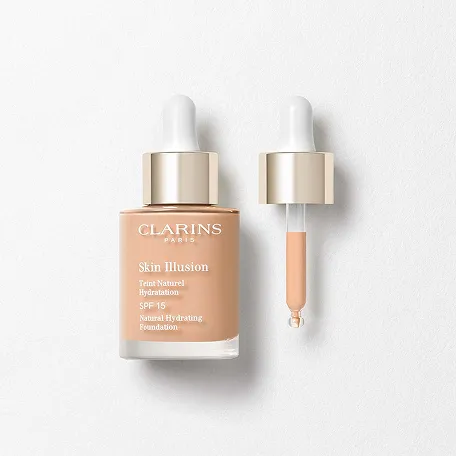 Photo de la crème teintée Skin Illusion SPF 15 apportant couvrance ajustable et fini lumineux