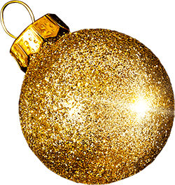 Décorations de Noël en arrière-plan avec petits points et éléments dorés