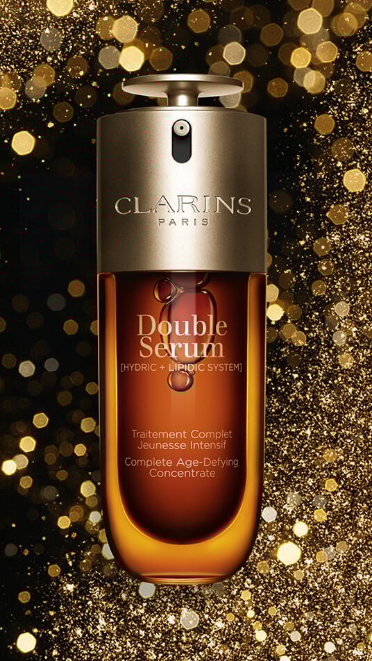 Plan produit Double Serum catégorie Soins de la peau Black Friday Clarins 2025