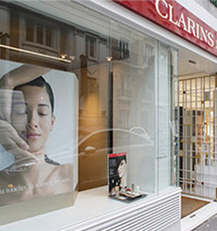 Visuel boutique Clarins