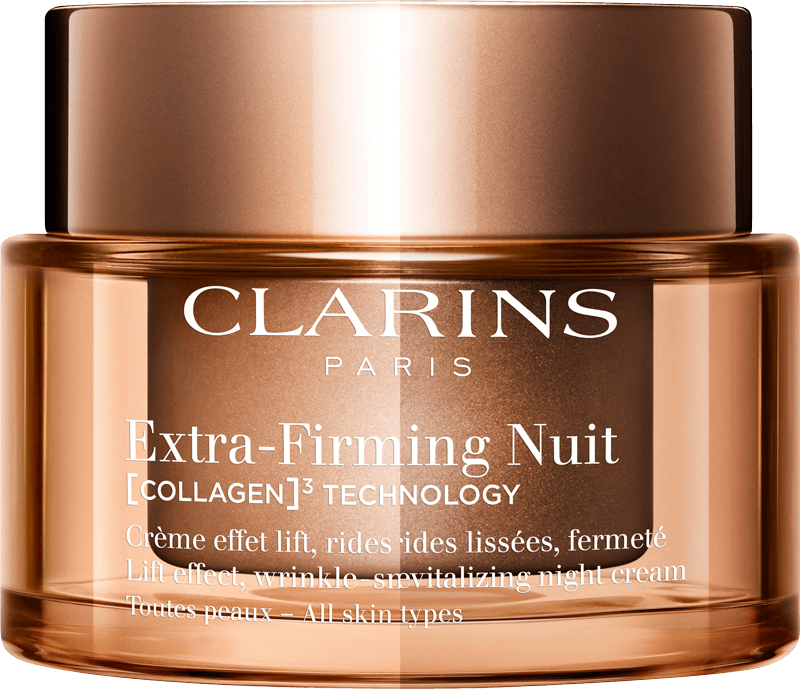 Plans produits crèmes de jour et de nuit extra firming