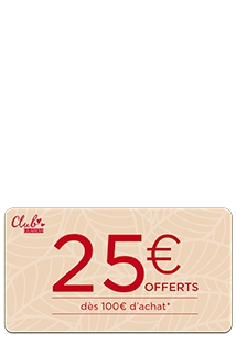 Coupon fidélité 25€ de remise