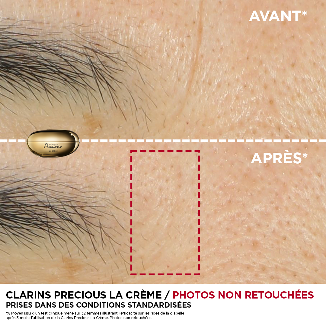 Photo avant et après l'utilisation du produit