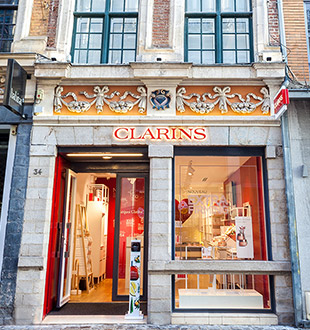 Visuel boutique Clarins