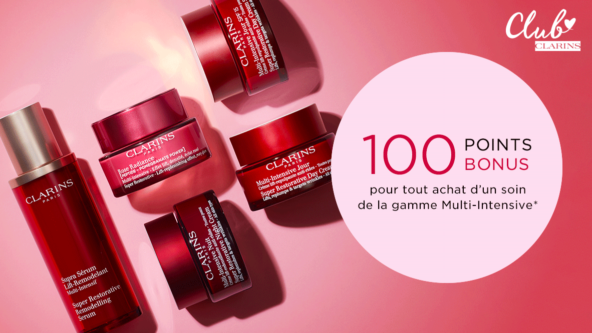 Offre Club Clarins 
