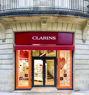 Visuel boutique Clarins