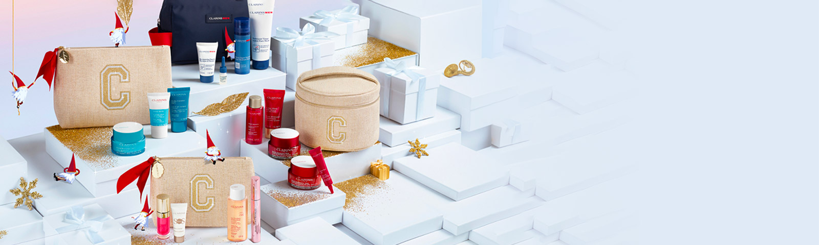 Coffrets Cadeaux de Noël Clarins