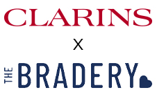 Clarins X the Bradery clarins x the bradery logo