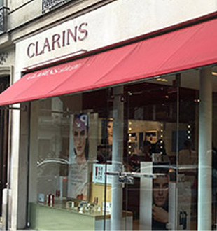 Visuel boutique Clarins