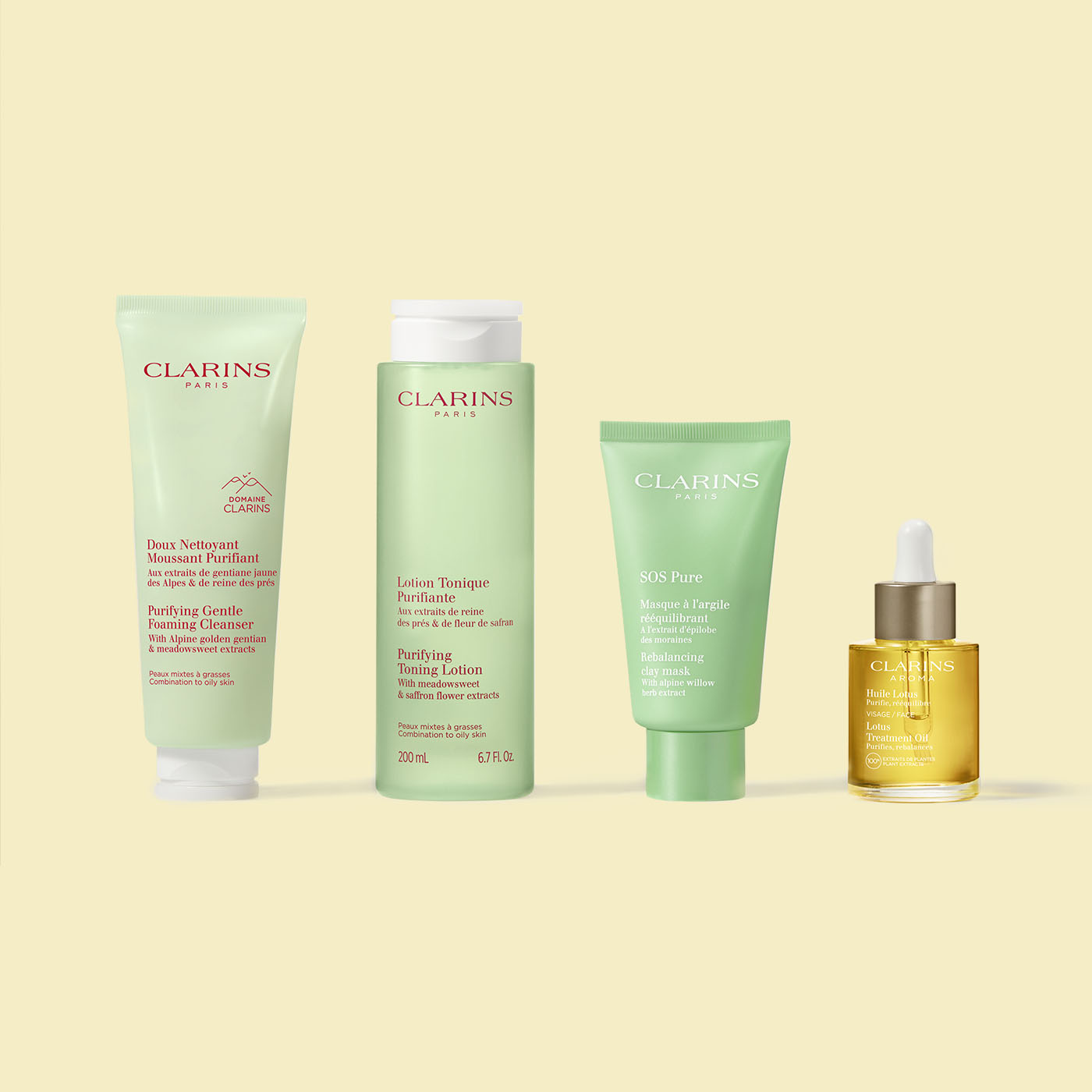 Clarins huile lotus