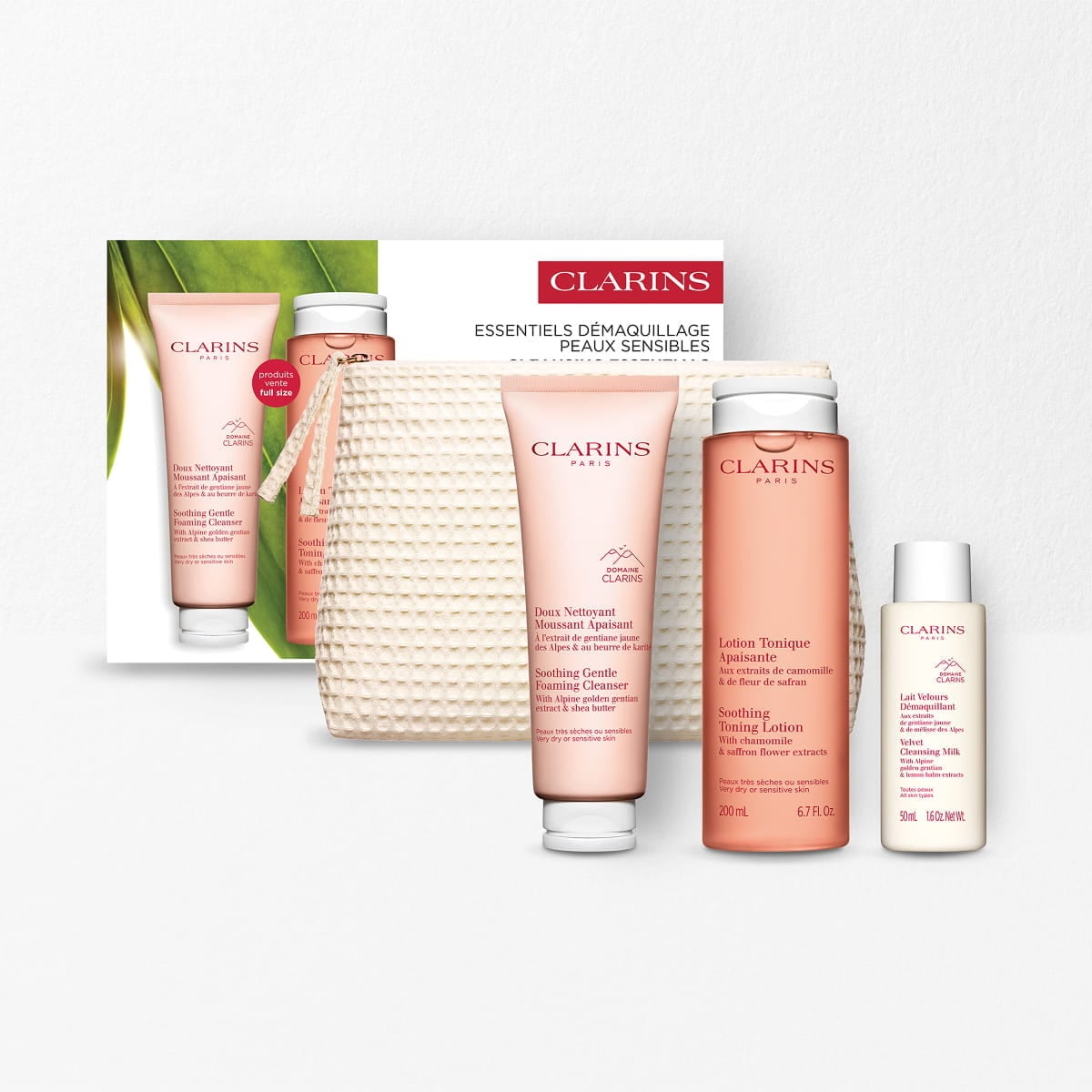 Coffret Mes Essentiels D&eacute;maquillage - Peaux Sensibles