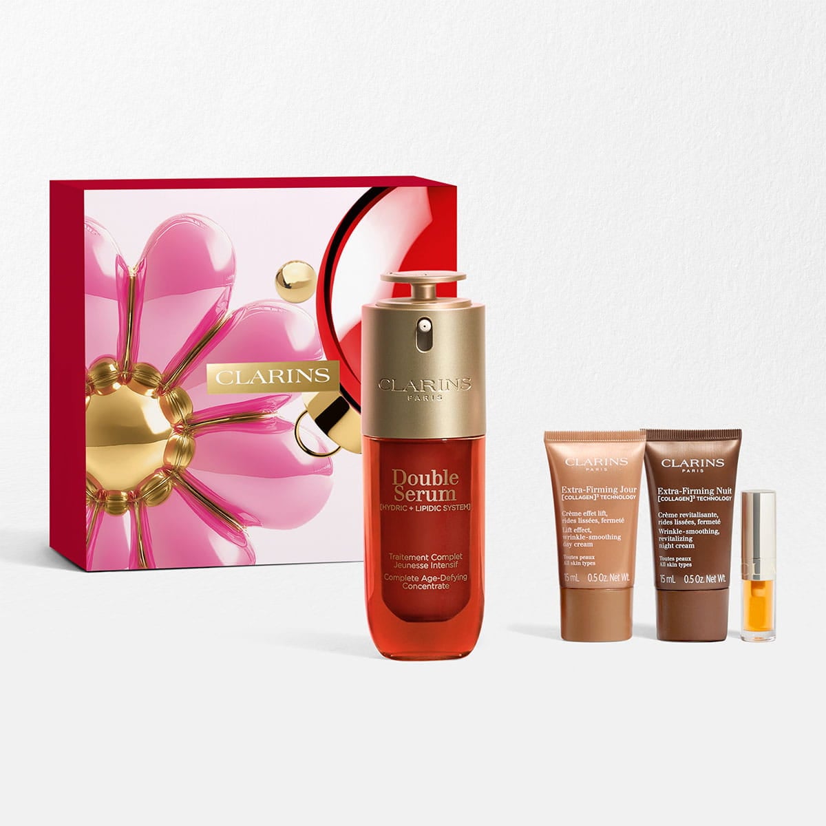 Coffret Visage Anti-&acirc;ge &amp; Fermet&eacute; - Double Serum &amp; Extra-Firming